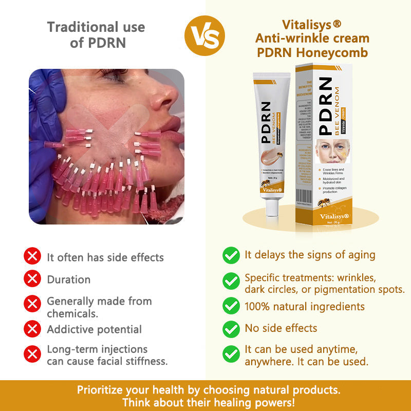 🌏𝐕𝒾𝐭𝐚𝐥𝐢𝐬𝐲𝐬® 𝖡e𝖾 V𝖾nom & PDRN Anti-Aging Firming Cream | Lifts, Tightens & Smooths Skin | Reduces Wrinkles & Fine Lines | Restores Youthful Elasticity | Powerful Bee Venom Formula 🔥🔥🔥