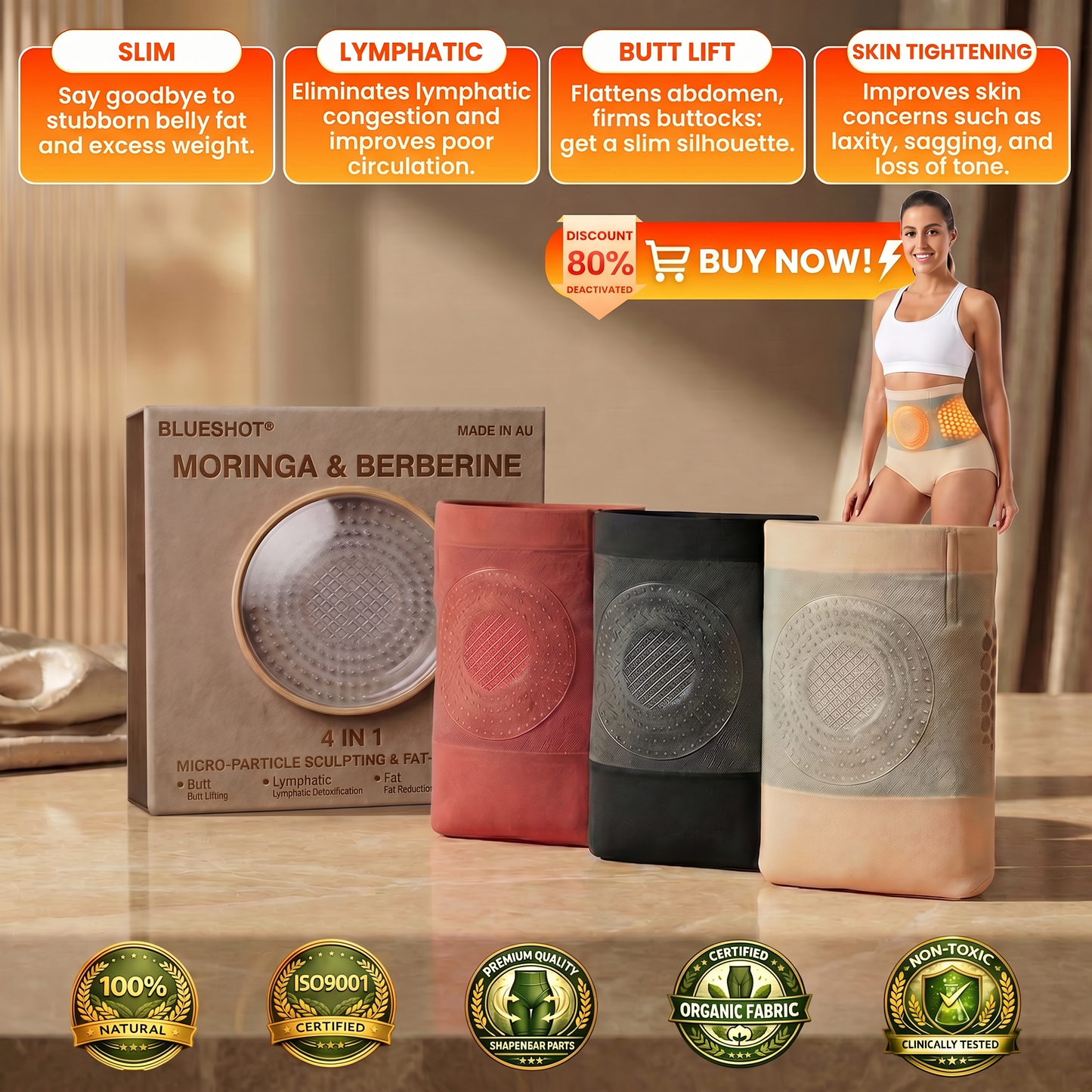 Circulation-Enhancing🌥️ 𝐁𝑳𝑼𝐄𝐒𝐇𝑶𝑻® 𝟐𝟎𝟐𝟔 𝐌𝐨𝐫𝐢𝐧𝐠𝐚 & 𝐁𝐞𝐫𝐛𝐞𝐫𝐢𝐧𝐞 𝟒-𝐈𝐧-𝟏 𝐌𝐢𝐜𝐫𝐨-𝐏𝐚𝐫𝐭𝐢𝐜𝐥𝐞 𝐒𝐜𝐮𝐥𝐩𝐭𝐢𝐧𝐠 & 𝐅𝐚𝐭-𝐁𝐮𝐫𝐧 𝐒𝐡𝐨𝐫𝐭𝐬❤️