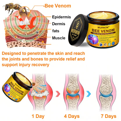 30% OFF 🎁🎁 | 𝐌𝐔𝐑𝐖𝐎𝐍® Bee Venom Balm for Pain Relief & Bone Healing ✨