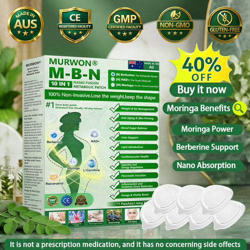 Trusted by Aussie Doctors 👨‍⚕️ | 𝑴𝑼𝑹𝑾𝑶𝑵® M-B-N 10-in-1 Nano Fusion Metabolic Patch ⛅| 𝐴𝑑𝑣𝑎𝑛𝑐𝑒𝑑 10-𝑖𝑛-1 𝑓𝑜𝑟𝑚𝑢𝑙𝑎 | ✅ 𝑉𝑖𝑠𝑖𝑏𝑙𝑒 𝑟𝑒𝑠𝑢𝑙𝑡𝑠 𝑖𝑛 𝑎𝑠 𝑙𝑖𝑡𝑡𝑙𝑒 𝑎𝑠 7 𝑑𝑎𝑦𝑠 🐧