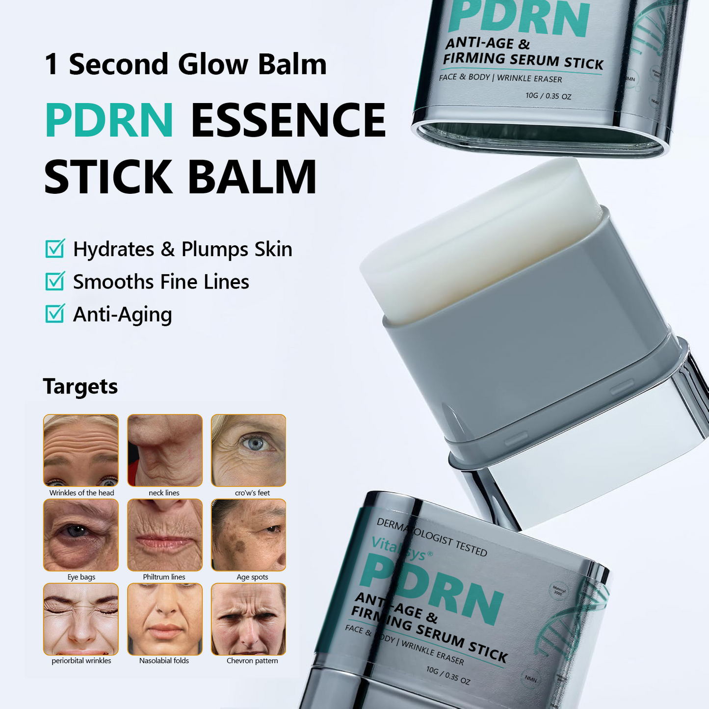 30% OFF🎁🎁Recommended by Australian Dermatologists 💕 𝐕𝒾𝐭𝐚𝐥𝐢𝐬𝐲𝐬® 𝐏𝐃𝐑𝐍 Anti‑Age & Firming Serum Stick ✨ (🔥FINAL DAY 70% OFF🔥)🔥