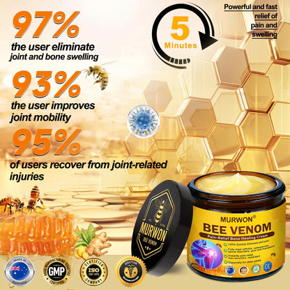 30% OFF 🎁🎁 | 𝐌𝐔𝐑𝐖𝐎𝐍® Bee Venom Balm for Pain Relief & Bone Healing ✨